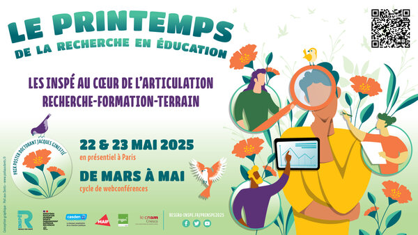 Visuel graphique du Printemps de l'Education | Crédit : Réseau des INSPE Visuel graphique du Printemps de l'Education | Crédit : Réseau des INSPE
